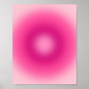 Poster Dégradé rose