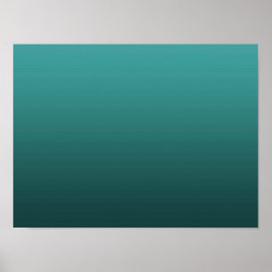 Poster Dégradé Vert - foncé à clair Fond d'ambiance