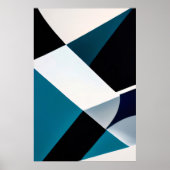 Poster Dégradés Géométriques (Devant)