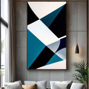 Poster Dégradés Géométriques