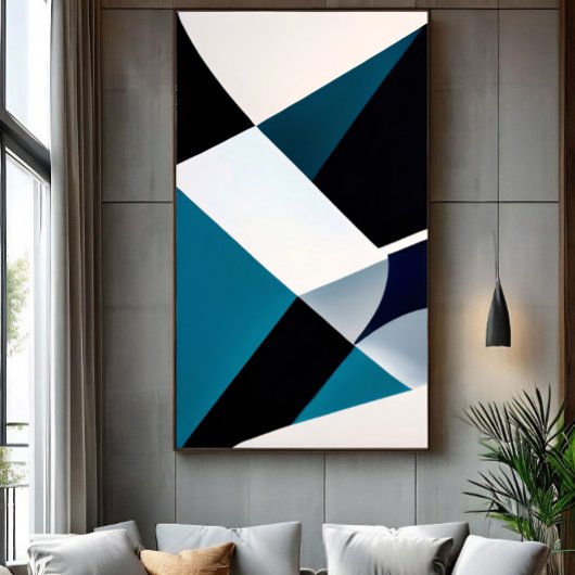 Poster Dégradés Géométriques
