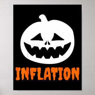 Poster Déguisement couple drôle d'inflation Halloween ass