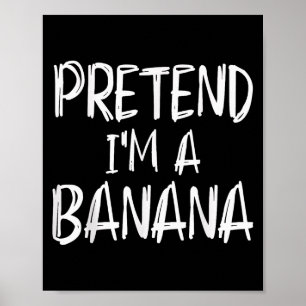Poster Déguisement de banane pour fête d'Halloween en fam