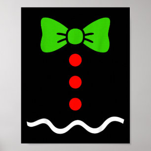 Poster Déguisement de biscuit de Noël en pain d'épice amu