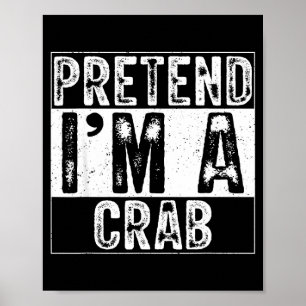 Poster Déguisement de famille de crabes pour femmes homme