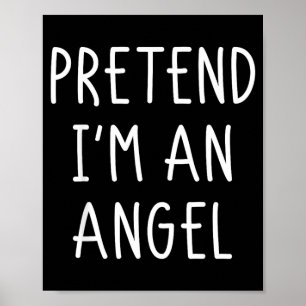 Poster Déguisement d'Halloween Prétendez être un ange T-s