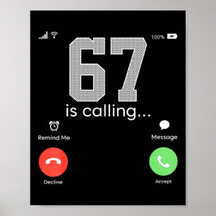 Poster Déguisement drôle 6 7 pour enfants Six Sept Jeunes