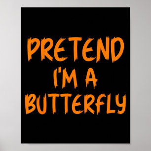 Poster Déguisement Paresseux de Papillon pour Halloween
