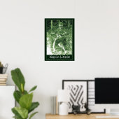 Poster déguiser et tromper (Bureau à domicile)