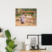 Poster Dégustation de raisins (Bureau à domicile)