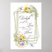 Poster Dégustez-vous dans le cadre fleur sauvage du Seign (Devant)