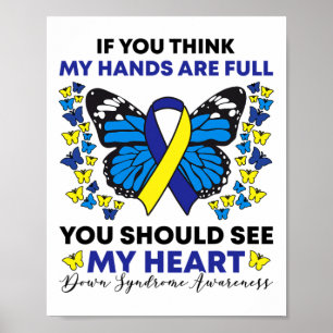 Poster Dehors Syndrome Sensibilisation Ruban Papillon mam