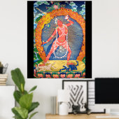 Poster Déité bouddhiste tibétaine de Vajrayogini (Bureau à domicile)