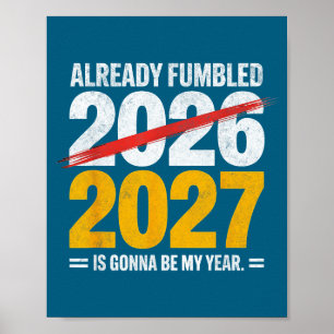 Poster Déjà drôle foiré 2026 2027 va être mon année humo