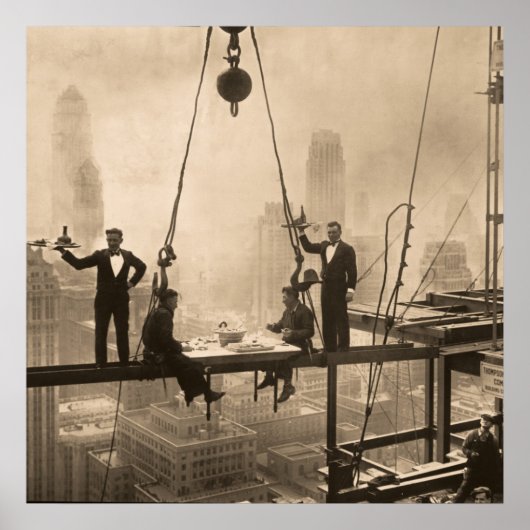 Poster Déjeuner Au 32Ème Étage (Devant)