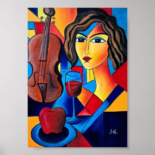 Poster Déjeuner avec des Couleurs (Devant)