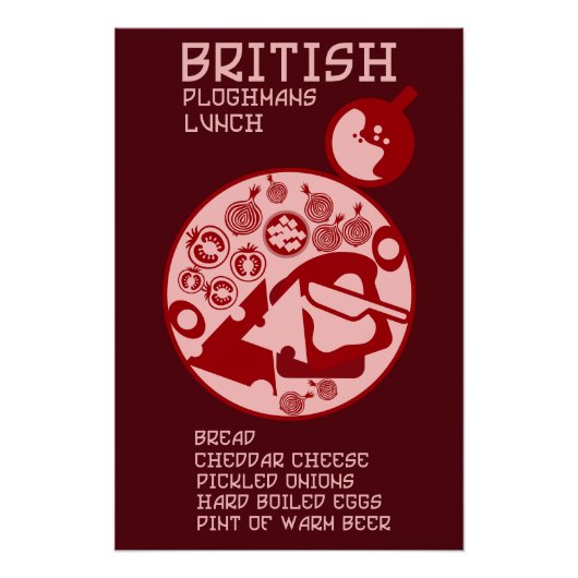 Poster Déjeuner British Plowman (Devant)