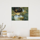 Poster Déjeuner de Claude Monet, impressionnisme Vintage (Cuisine)