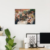 Poster Déjeuner De La Fête De Bateau Pierre Auguste Renoi (Bureau à domicile)