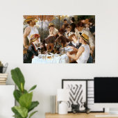 Poster "Déjeuner de la fête nautique" de Renoir (Bureau à domicile)