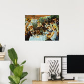 Poster Déjeuner de la fête nautique par Pierre Renoir (Bureau à domicile)