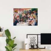 Poster Déjeuner de la fête nautique par Renoir (Bureau à domicile)