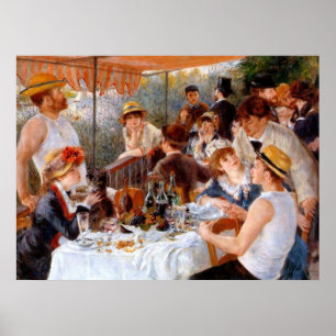 Poster Déjeuner de l'affiche de la fête nautique