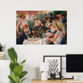 Poster Déjeuner de plaisance - Renoir Painting (Bureau à domicile)