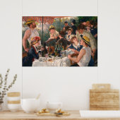 Poster Déjeuner de plaisance - Renoir Painting (Cuisine)