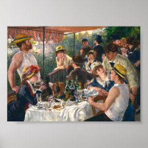Poster Déjeuner des canotiers Renoir