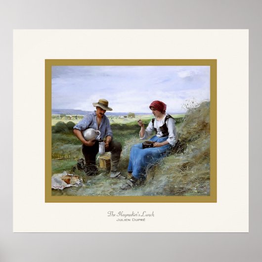 Poster Déjeuner du Haymaker ~ Julien Dupré ~ Beaux-Arts (Devant)