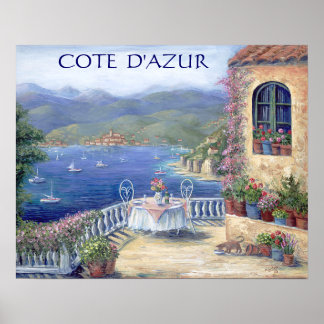 Poster Déjeuner Sur La Terrasse