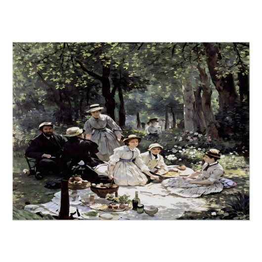 Poster Déjeuner sur l'herbe (Devant)