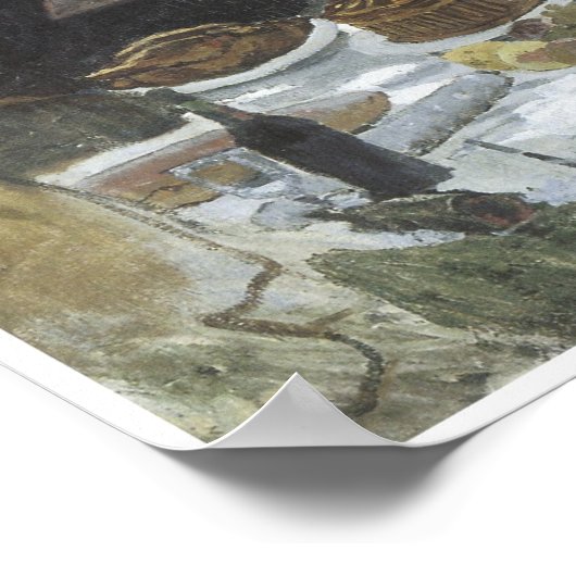 Poster Déjeuner sur l'herbe, 1865 (Coin)