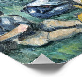 Poster Dejeuner sur l'herbe, 1876-77 (Coin)