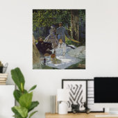 Poster Déjeuner sur l'herbe, panneau central (1865) (Bureau à domicile)