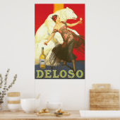 Poster Del Oso Liqueurs Paris 1930 (Cuisine)