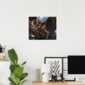 Poster Delacroix - Angelika libérée ou Saint Georges (Bureau à domicile)