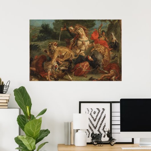 Poster Delacroix Art (Bureau à domicile)