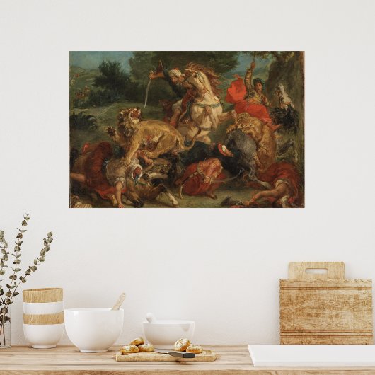 Poster Delacroix Art (Cuisine)