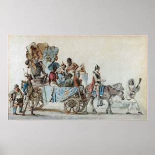 Poster Delacroix - Artistes Dramatiques En Voyage