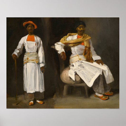 Poster Delacroix - Costumes (Devant)