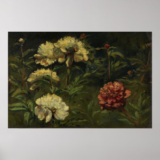Poster Delacroix - Fleurs 1848 (Devant)
