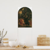 Poster Delacroix - Jacob lutte avec l'ange (Cuisine)
