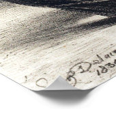 Poster Delacroix - La Chanson D'Ophélie (Acte IV Scène V) (Coin)