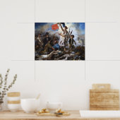 Poster Delacroix La Liberté guidant le peuple (Cuisine)