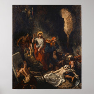 Poster Delacroix - La Résurrection de Lazare 1850