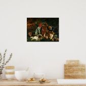 Poster Delacroix - Le Barque De Dante (Cuisine)