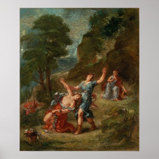 Poster Delacroix - Le Printemps (Devant)