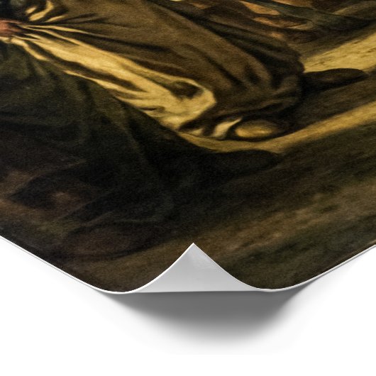 Poster Delacroix - Le Sultan Du Maroc (Coin)